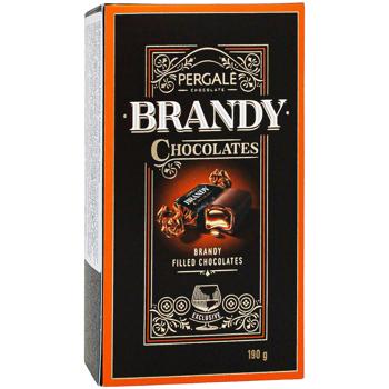 Цукерки Pergale шоколадні з бренді 190г - купити, ціни на КОСМОС - фото 3