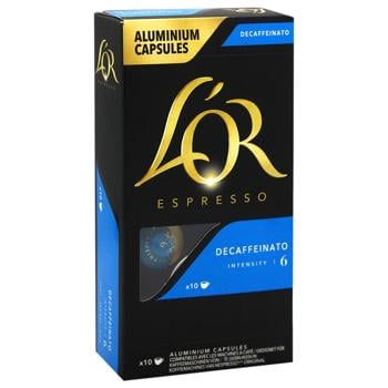 Кава в капсулах L'OR Espresso Decaffeinato без кофеїну 5,2г*10шт - купити, ціни на Епіцентр FOOD - фото 3
