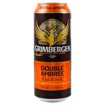 Пиво Grimbergen Double Ambree специальное темное 6,5% 0,5л