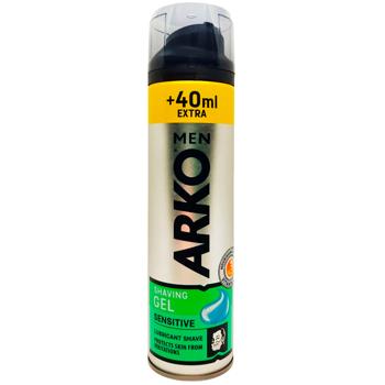 Гель для гоління Arko Sensitive 200мл - купити, ціни на Восторг - фото 1