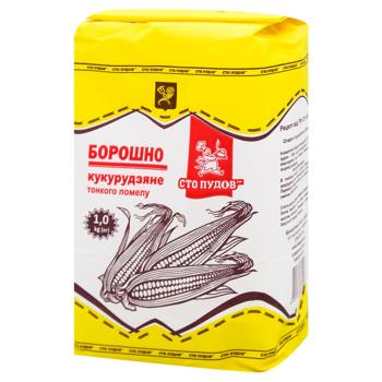 Мука Сто Пудов кукурузная тонкого помола 1кг - купить, цены на Идеал - фото 3