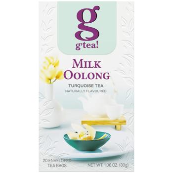 G'tea! Milk Oolong Turquoise Tea 1.5g*20pcs - buy, prices for MegaMarket - photo 1