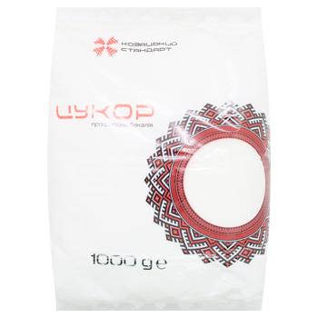 Kozatskyi Standart White Crystalline Sugar 1kg - buy, prices for EKO Market - photo 1