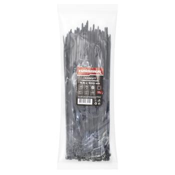 Haisser Cable Ties 4.6х300mm 100pcs Black - buy, prices for NOVUS - photo 1