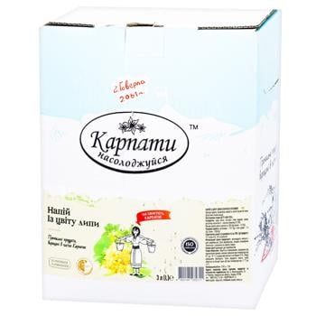 Напій Карпати Насолоджуйся Із цвіту липи 3л - купити, ціни на Auchan - фото 1