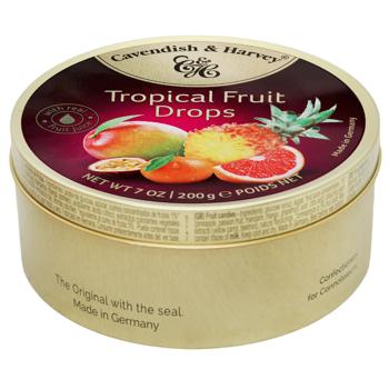 Cavendish & Harvey Tropical Fruit Caramel Lollipops 200g - buy, prices for METRO - photo 1