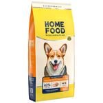 Home Food Dry Food with Turkey and Salmon for Healthy Skin and Coat of Adult Dogs of Medium Breeds 10kg