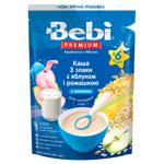 Bebi Premium 3 Cereals Milk Porridge with Apple and Chamomile for Children from 6 Months 200g