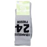 Premier Socks 24 Teenage Ribbed Crew Socks s.22-24 Light-Grey