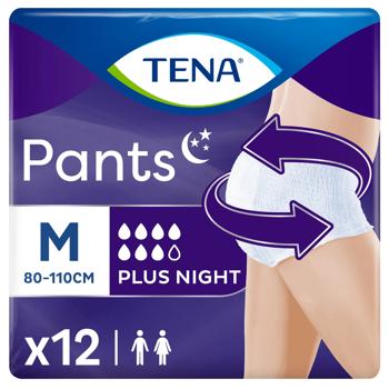 Подгузники Tena Pants Plus Night Medium для взрослых 12шт - купить, цены на КОСМОС - фото 1