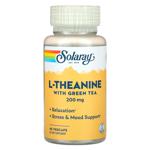 Solaray L-Theanine with Green Tea 200mg 45 capsules