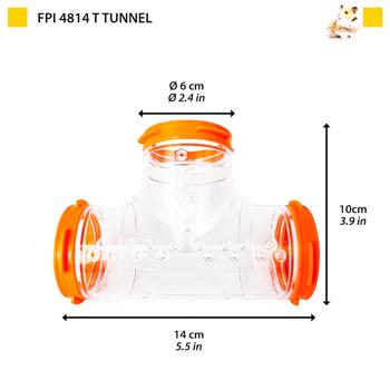 Тунель для гризунів Ferplast FPI 4814 T Tunnel 14х10х6см - купити, ціни на - фото 3