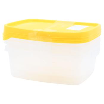 Polyplast Picnic Containers Set for Freezer 3pcs x 1.2l - buy, prices for EKO Market - photo 1