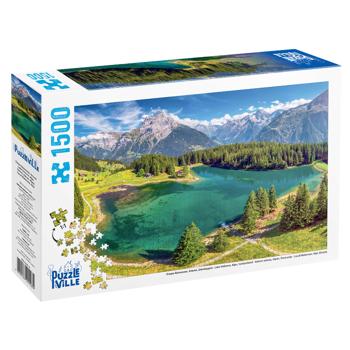 Пазл Puzzleville Озеро Валензее, Альпы, Швейцария 1500 элементов