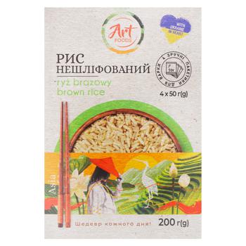 Art Foods Unpolished Rice 4*50g - buy, prices for NOVUS - photo 2