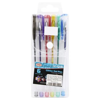 Vgr Hobby Line Set of Gel Pens 6 colors - buy, prices for MegaMarket - photo 1