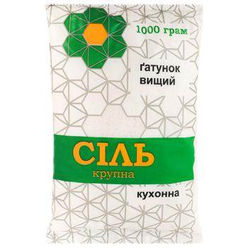 Сіль кухонна крупна 1 кг Туреччина - купить, цены на Эпицентр FOOD - фото 1