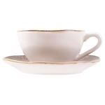 Чашка Krauff Grey Ferns з блюдцем 220мл