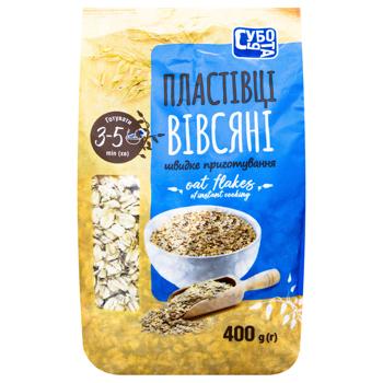Subbota Oat Flakes of Instant Cooking 400g - buy, prices for COSMOS - photo 3