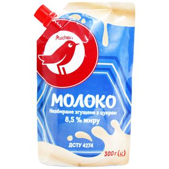 Молоко сгущенное Auchan 8,5% 300г