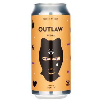 Пиво Fuerst Wiacek Outlaw світле 6,4% 0,44л