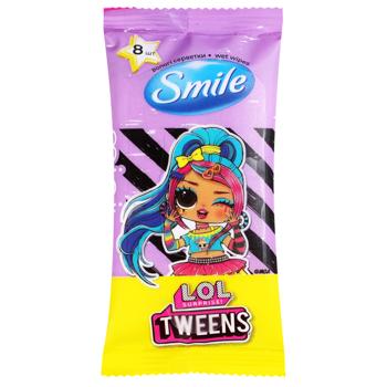 Smile Licensed Heroes MGA Wet Wipes 8pcs