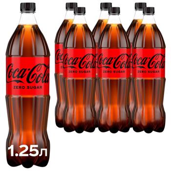 Coca-Cola Zero Sugar Carbonated Drink 1.25l - buy, prices for METRO - photo 1