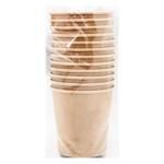 Ecofuture Disposable Paper Cups 110ml 12pcs Brown