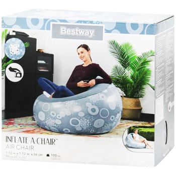 Крісло Bestway надувне 112х66см в асортименті - купити, ціни на - фото 3
