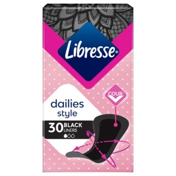 Libresse Daily Style Black Pads daily 30pcs - buy, prices for MegaMarket - photo 2