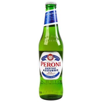Пиво Peroni Nastro Azzurro світле 5,1% 0,33л - купити, ціни на Епіцентр FOOD - фото 1