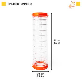 Тоннель для грызунов Ferplast FPI 4808 Tunnel 8 21х6см - купить, цены на MasterZoo - фото 2