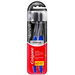 Зубна щітка Colgate Slim Soft Charcoal Деревне Вугілля 2шт