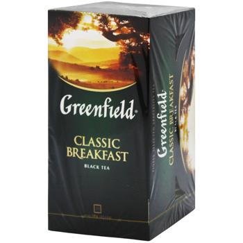 Чай чорний Greenfield Classic Breakfast 2г*25шт - купити, ціни на КОСМОС - фото 1