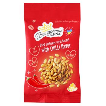 Vyshukanyi Smak Chili Flavored Roasted Sunflower Seeds Kernel 80g