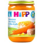 Hipp Carrot Puree with Corn and Organic Veal 190g