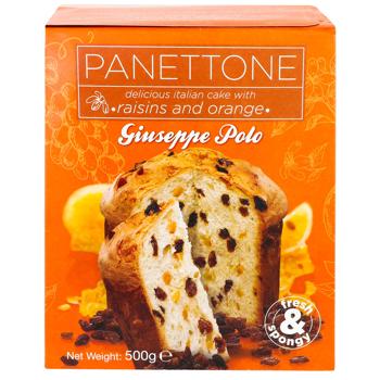 Giuseppe Polo Panettone with Raisins and Orange 500g