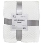 Плед Ardesto Jacquard Braid айвори 160х200см