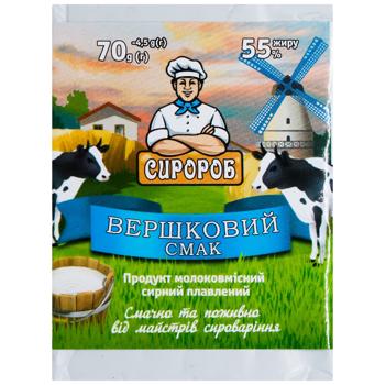 Сыр плавленый Сыродел Сливочный вкус 55% 70г - купить, цены на ЕКО Маркет - фото 2