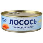 Лосось Amberfish в собственном соку 240г