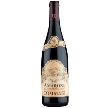 Вино Tommasi Amarone Della Valpolicella Classico красное сухое 15% 0,75л - купить, цены на Cупермаркет "Харьков" - фото 1