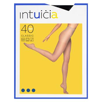 Intuicia Classic Black Women's Tights 40den 4s - buy, prices for Ideal - photo 1