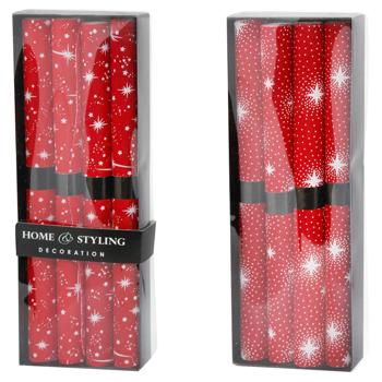 Koopman Napkins with Patterns 30х45cm 4pcs Red