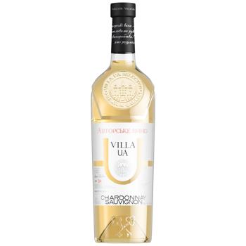 Villa Krim Chardonnay Sauvignon white dry wine 9.5-14% 0.75l