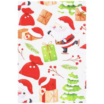 Provans Santa on White Waffle Towel 30*50cm - buy, prices for Auchan - photo 1