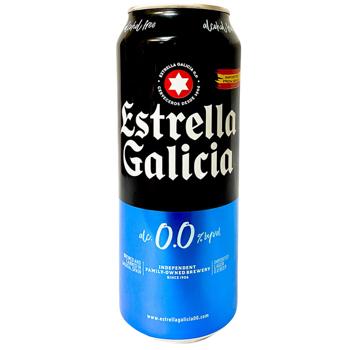 Estrella Galicia Non-alcoholic Beer 0.5l - buy, prices for METRO - photo 1