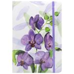 Книга записная Buromax Orchid лавандовая А5 96 листов