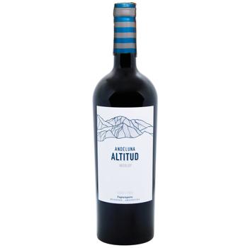 Вино Andeluna Altitud Merlot красное сухое 15,7% 0,75л - купить, цены на WINETIME - фото 1