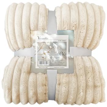 Плед Versailles Ванильная полоска полосатый 200х220см