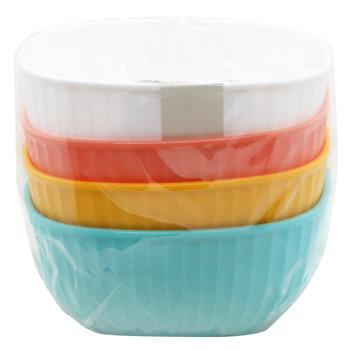 Набор мисок 4шт 13,9*13,9*6,6см 8412-34235 - купить, цены на КОСМОС - фото 1